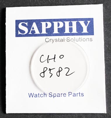 Chopard 8582 ремонтный кристалл